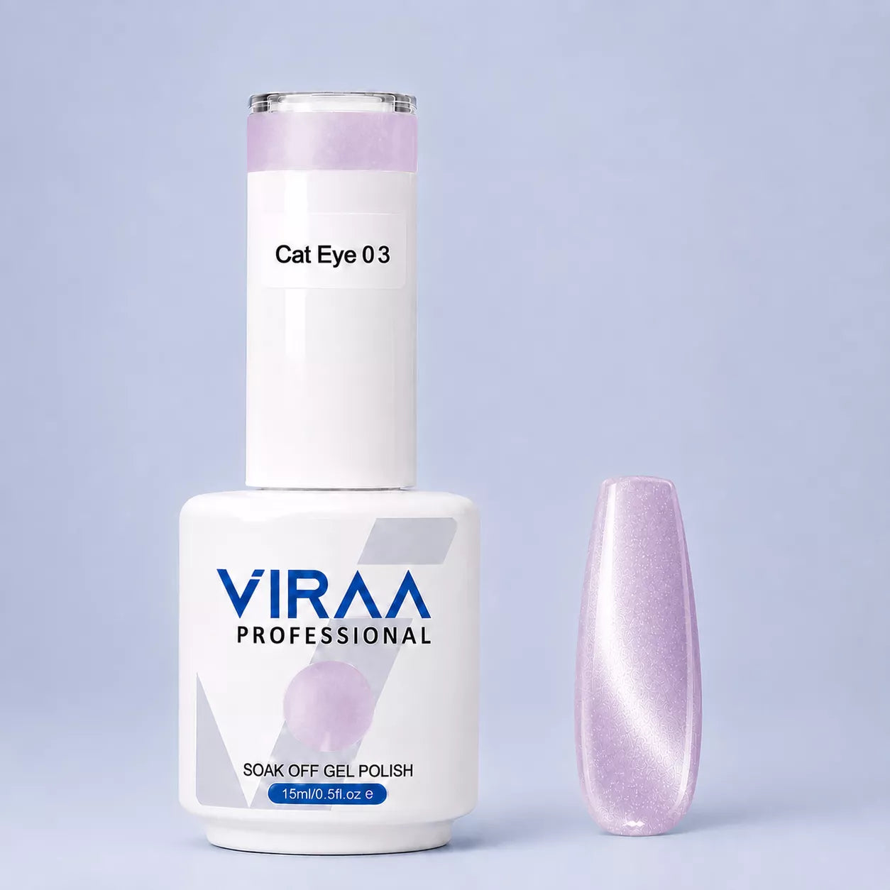 VIRAA Professional Cat Eye Gel Polish 15ml in shade 03