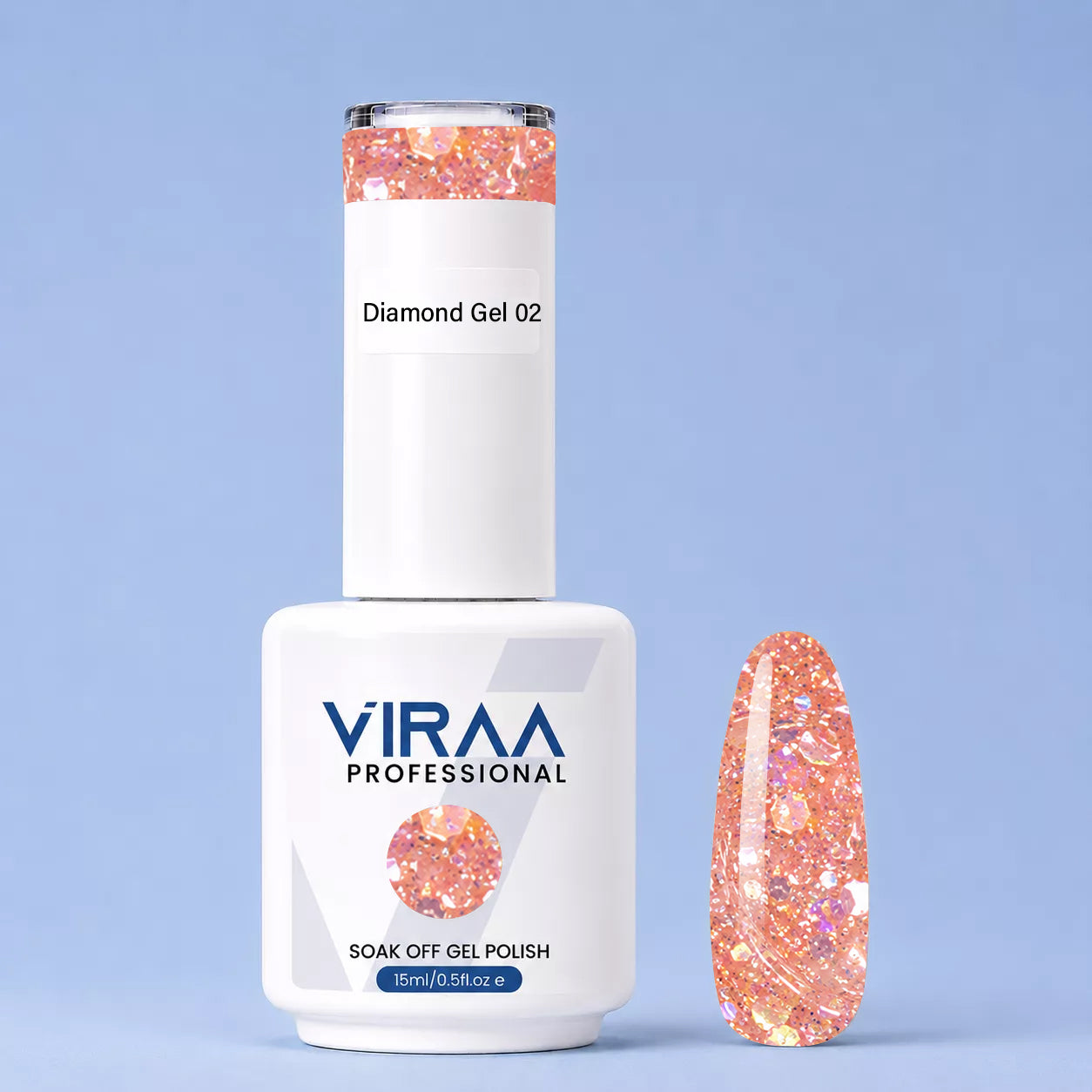 VIRAA Professional Diamond Gel  15ml in shade 02