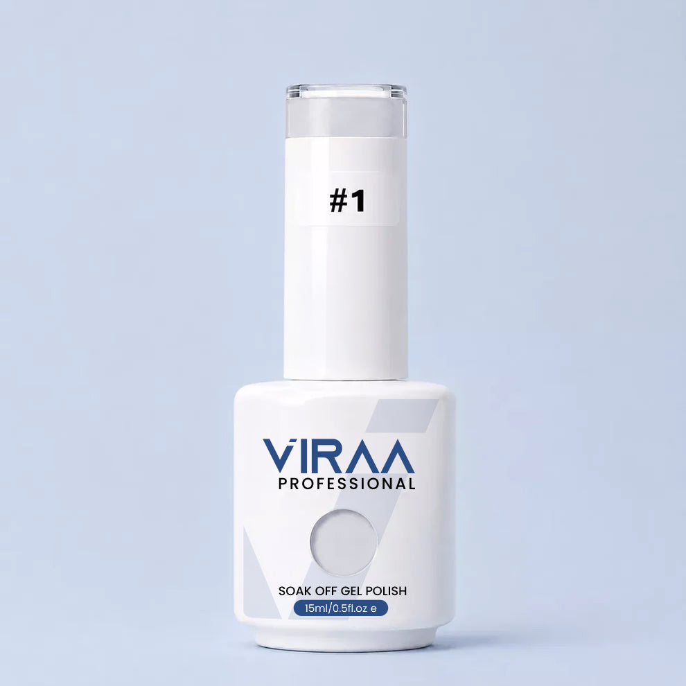 VIRAA Professional 60 Color Gel Polish 15ml in #1