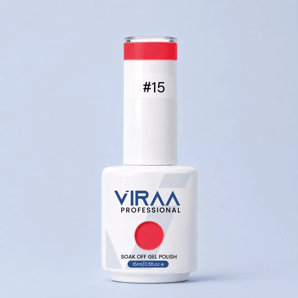 VIRAA Professional 60 Color Gel Polish 15ml in #15
