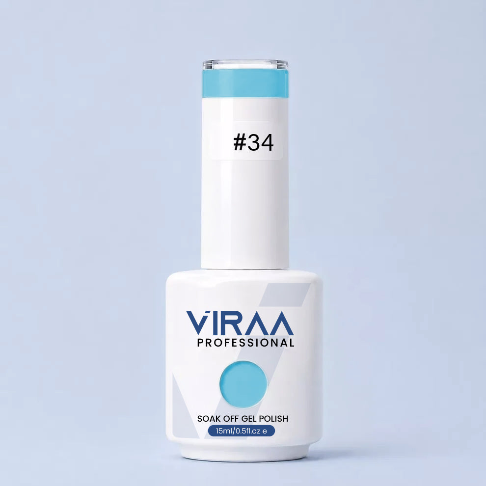 VIRAA Professional 60 Color Gel Polish 15ml in #34