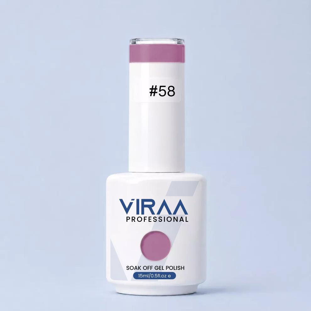 VIRAA Professional 60 Color Gel Polish 15ml in #58