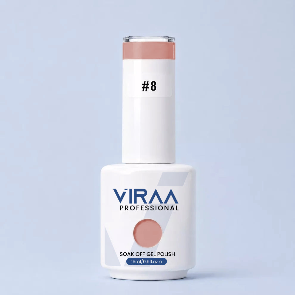 VIRAA Professional 60 Color Gel Polish 15ml in #8