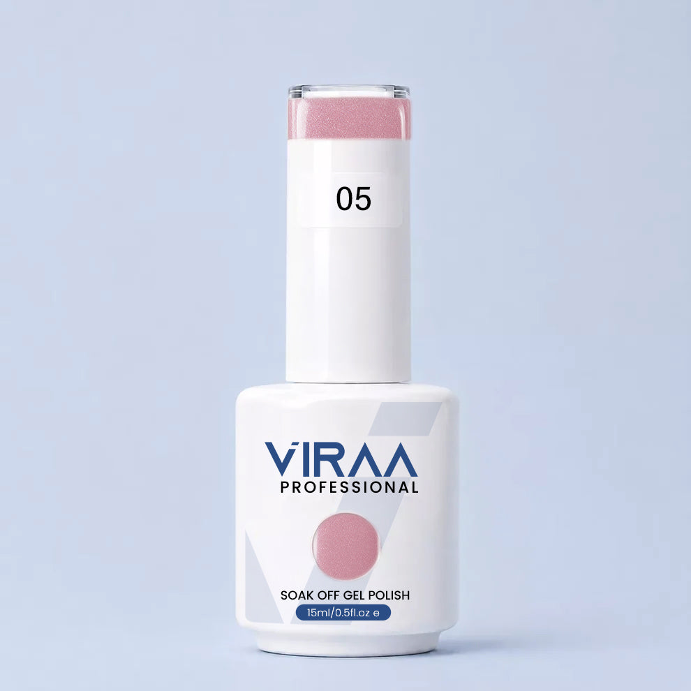 VIRAA Professional Glassy Nude Gel Collection 15ml in GN 05