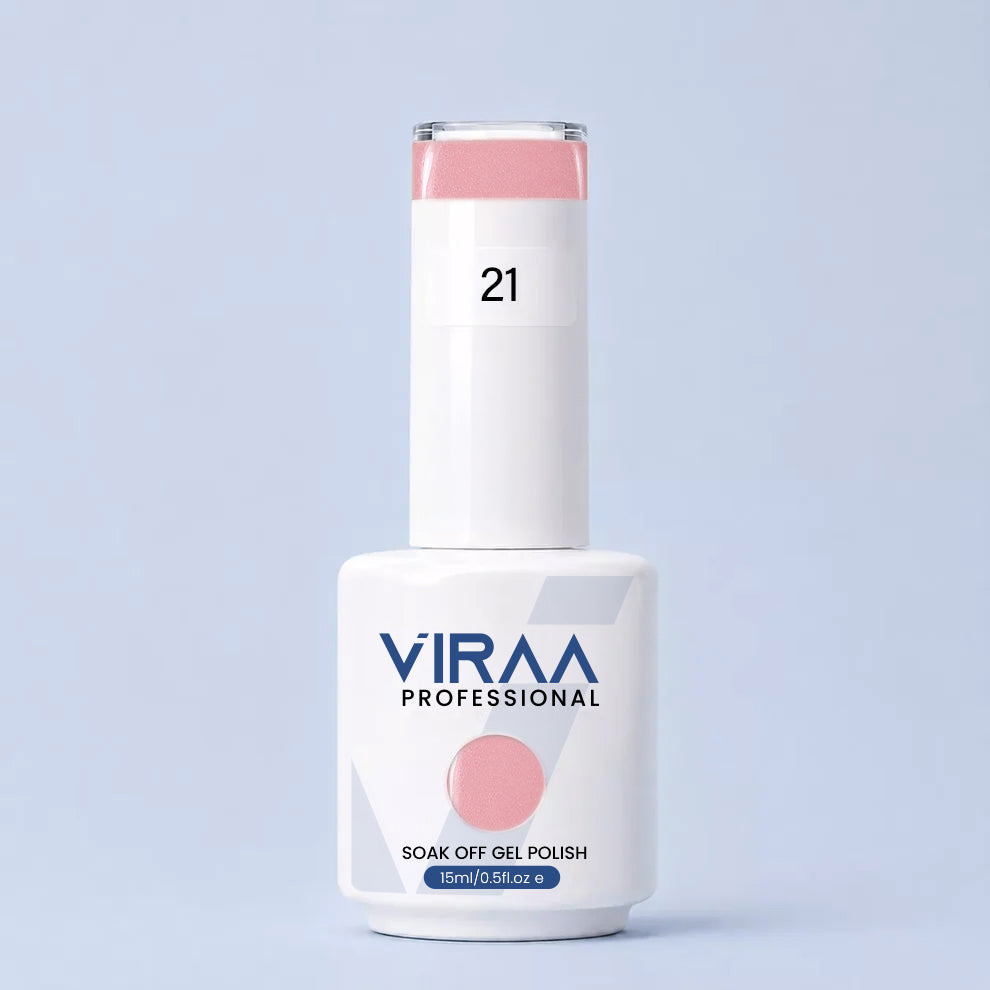VIRAA Professional Glassy Nude Gel Collection 15ml in GN 21