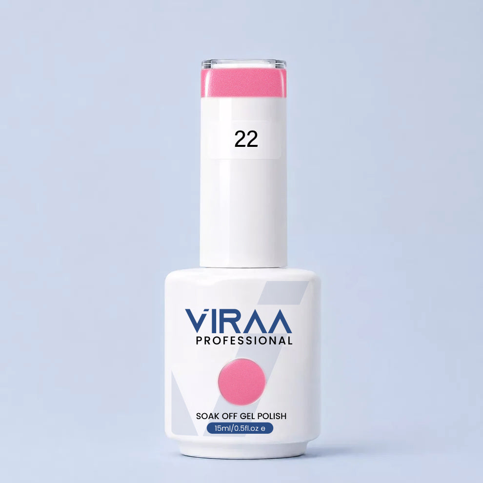 VIRAA Professional Glassy Nude Gel Collection 15ml in GN 22