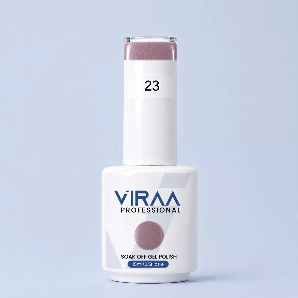 VIRAA Professional Glassy Nude Gel Collection 15ml in GN 23