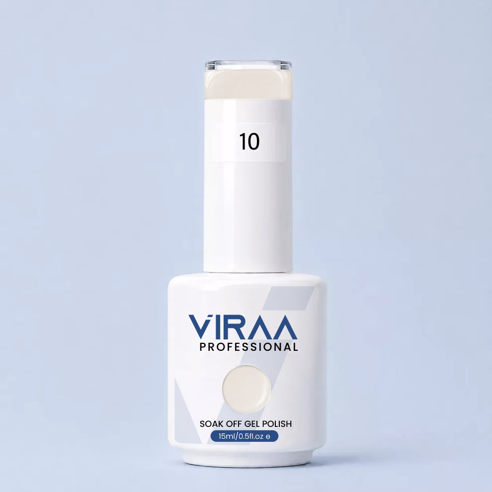 VIRAA Professional Milky White Collection 15ml in shade 10