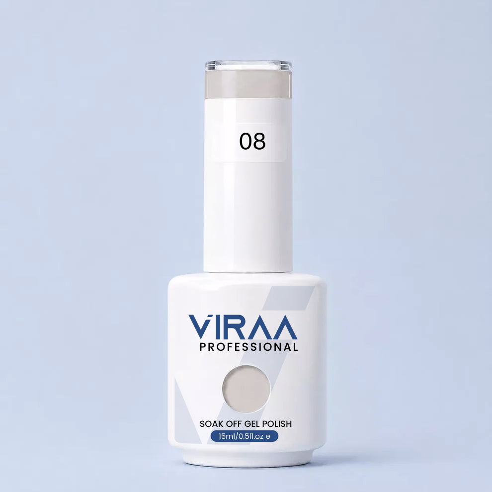 VIRAA Professional Milky White Collection 15ml in shade 8