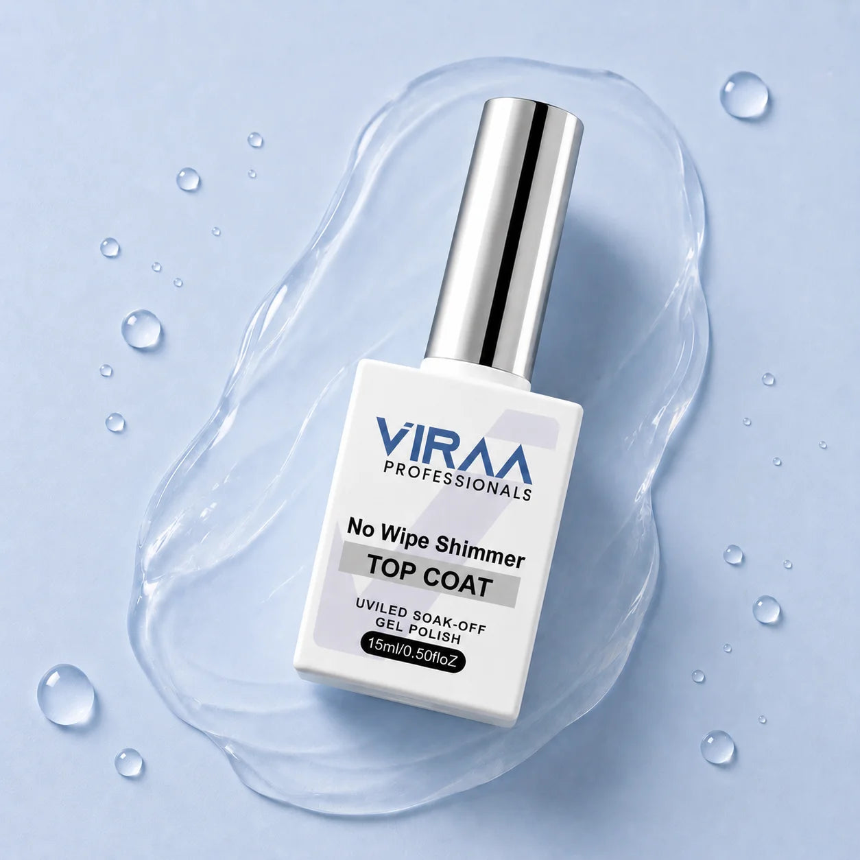 VIRAA Professional No Wipe Shimmer Top Coat