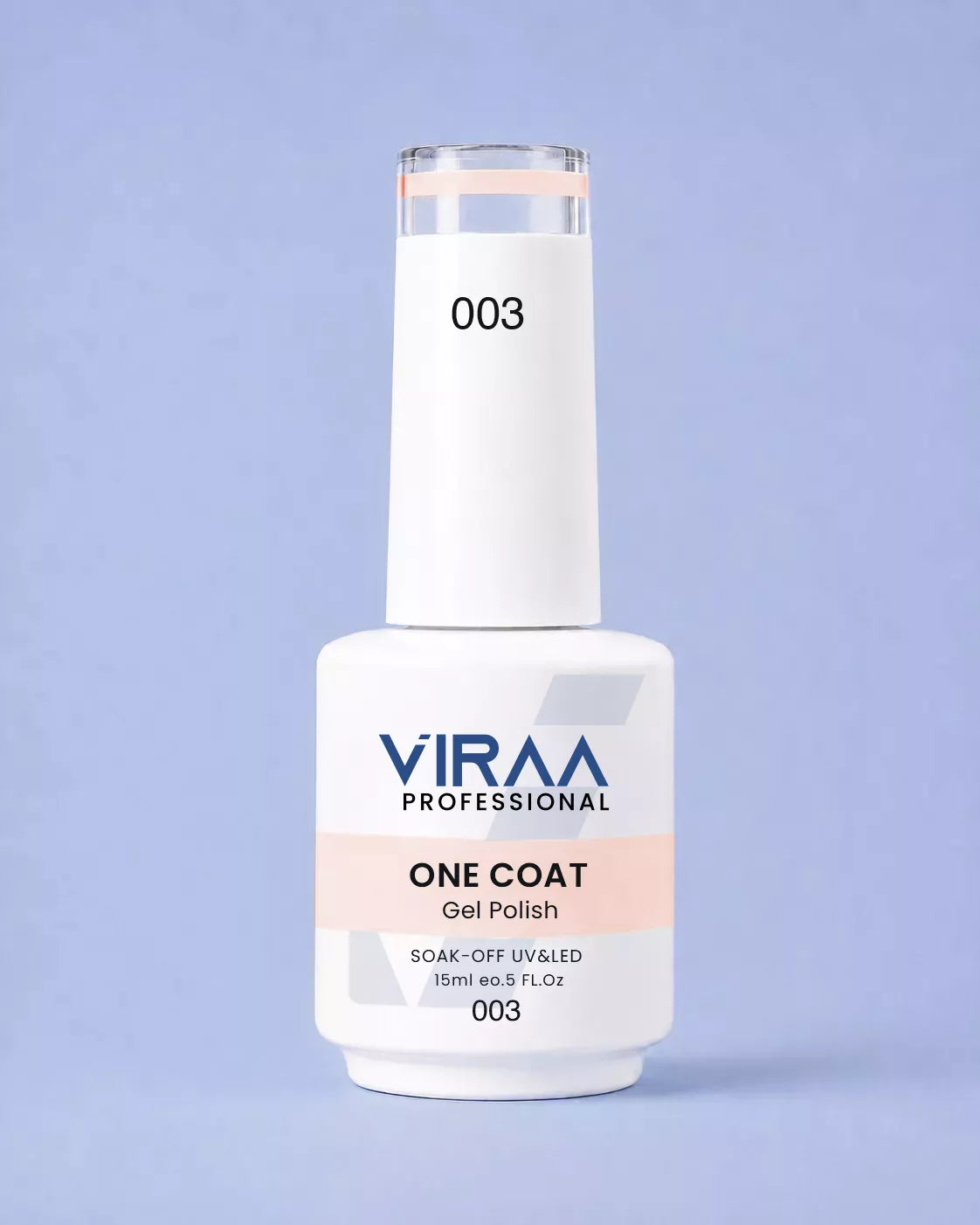 VIRAA Professional 128 Color One Coat Gel Polish 15ml in shade 03