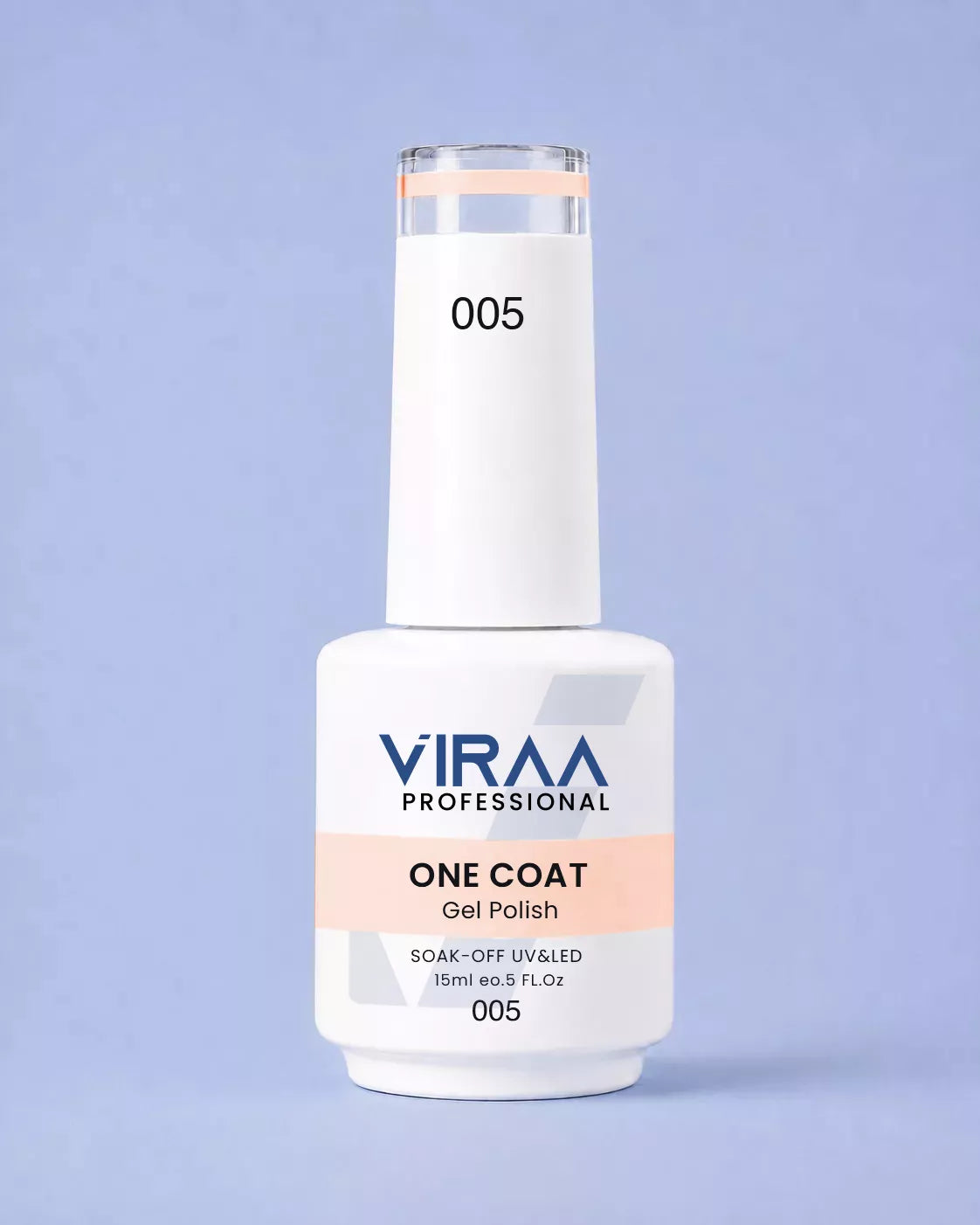 VIRAA Professional 128 Color One Coat Gel Polish 15ml in shade 05