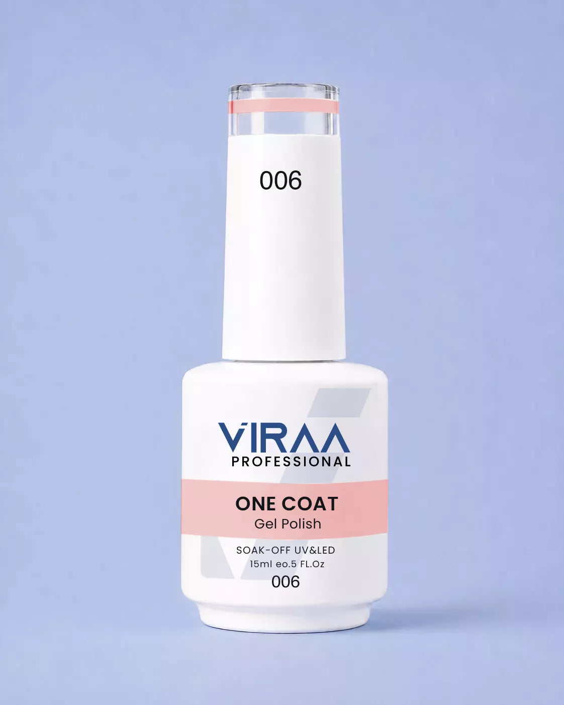 VIRAA Professional 128 Color One Coat Gel Polish 15ml in shade 06