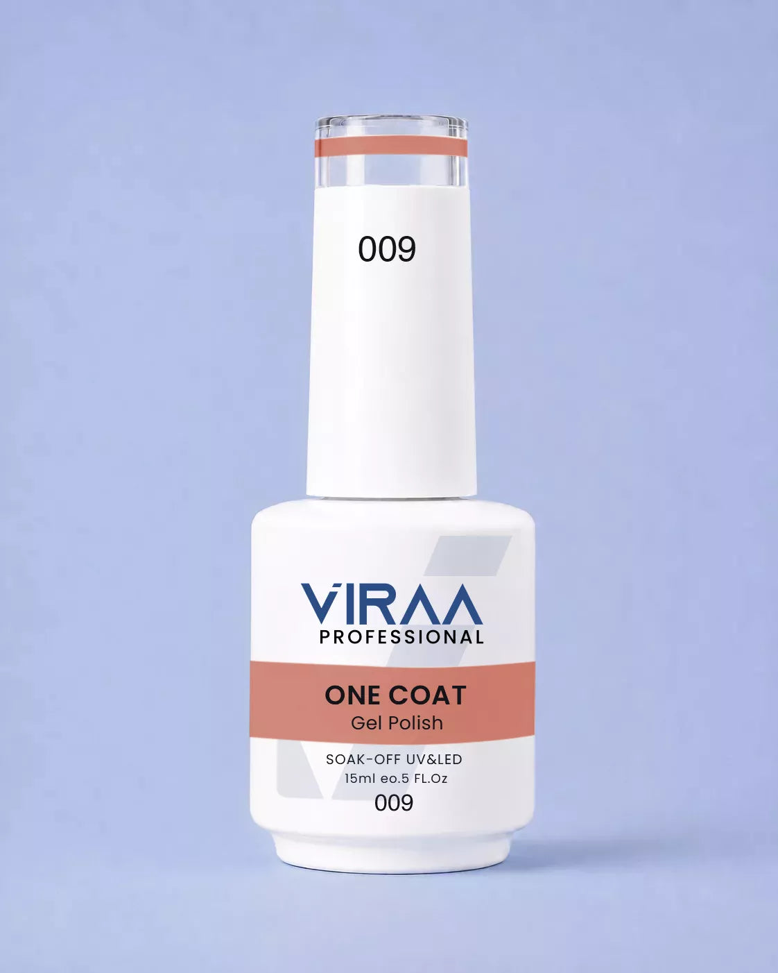 VIRAA Professional 128 Color One Coat Gel Polish 15ml in shade 09