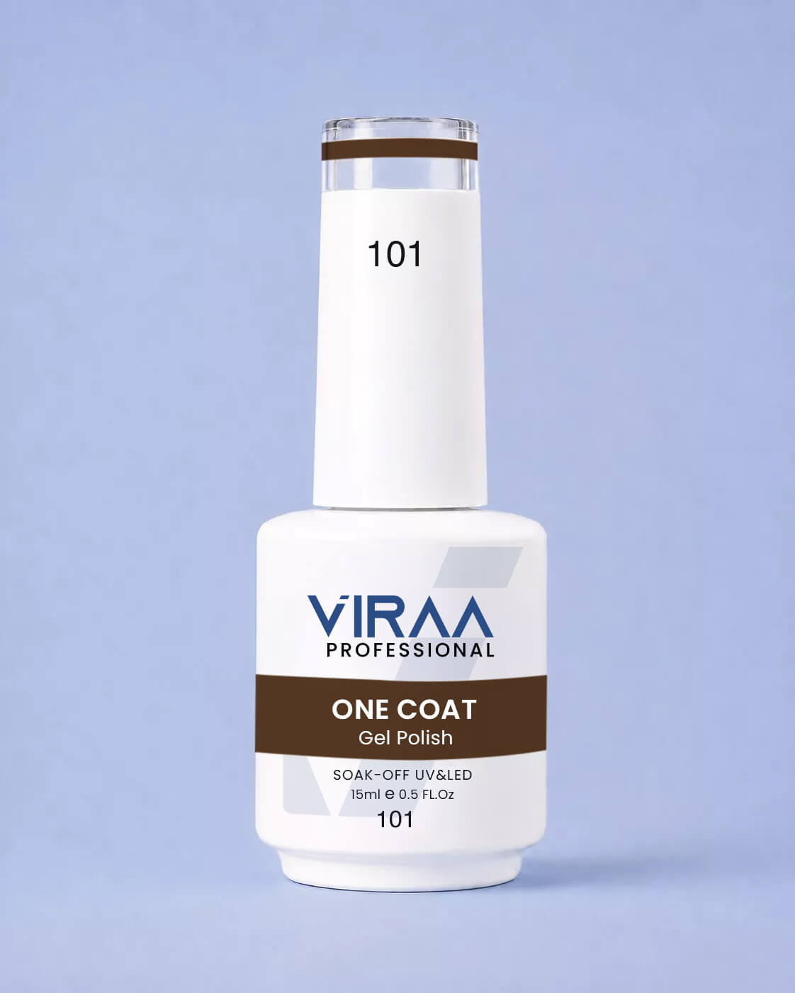 VIRAA Professional 128 Color One Coat Gel Polish 15ml in shade 101