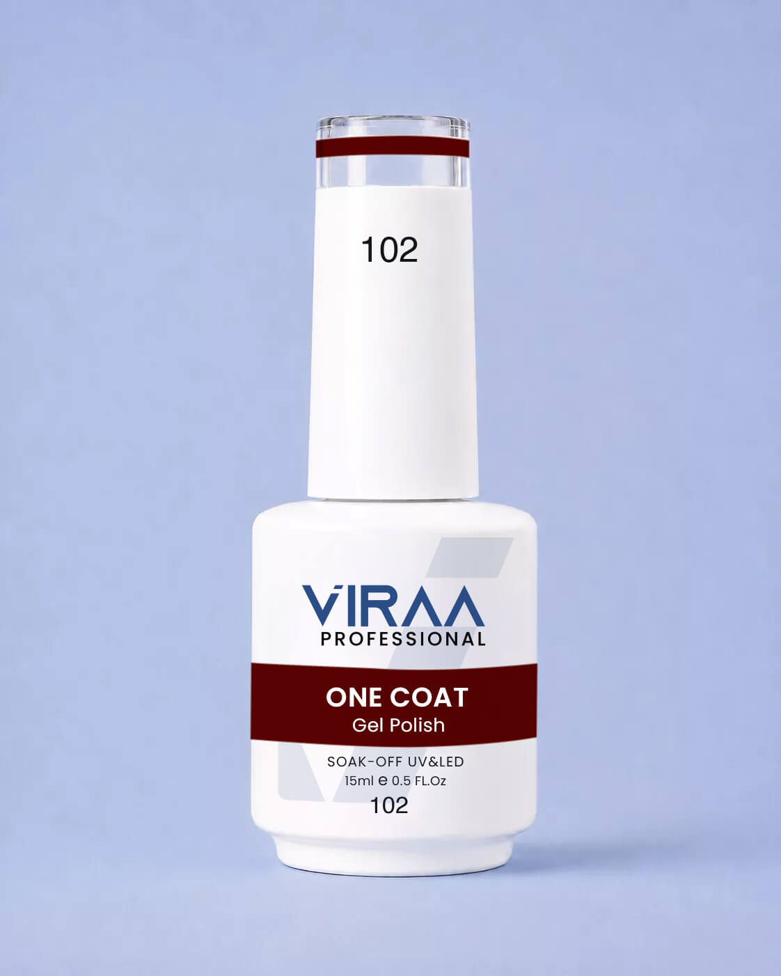 VIRAA Professional 128 Color One Coat Gel Polish 15ml in shade 102