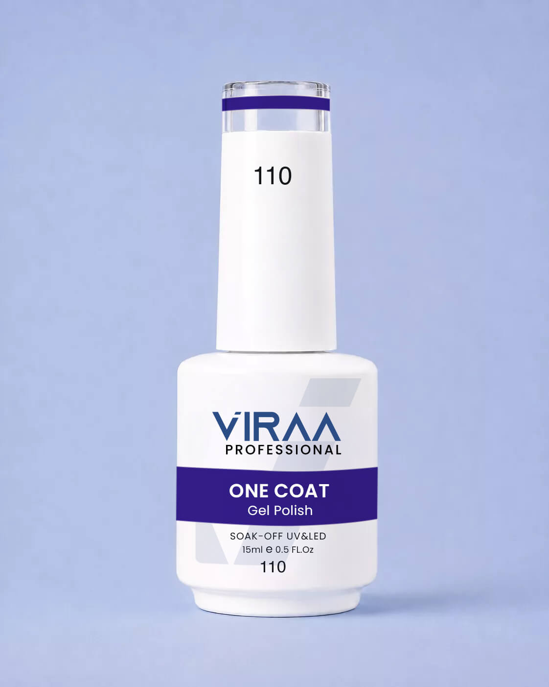 VIRAA Professional 128 Color One Coat Gel Polish 15ml in shade 110