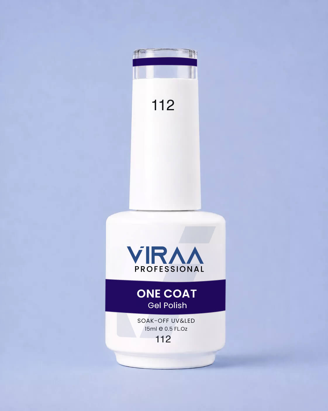 VIRAA Professional 128 Color One Coat Gel Polish 15ml in shade 112