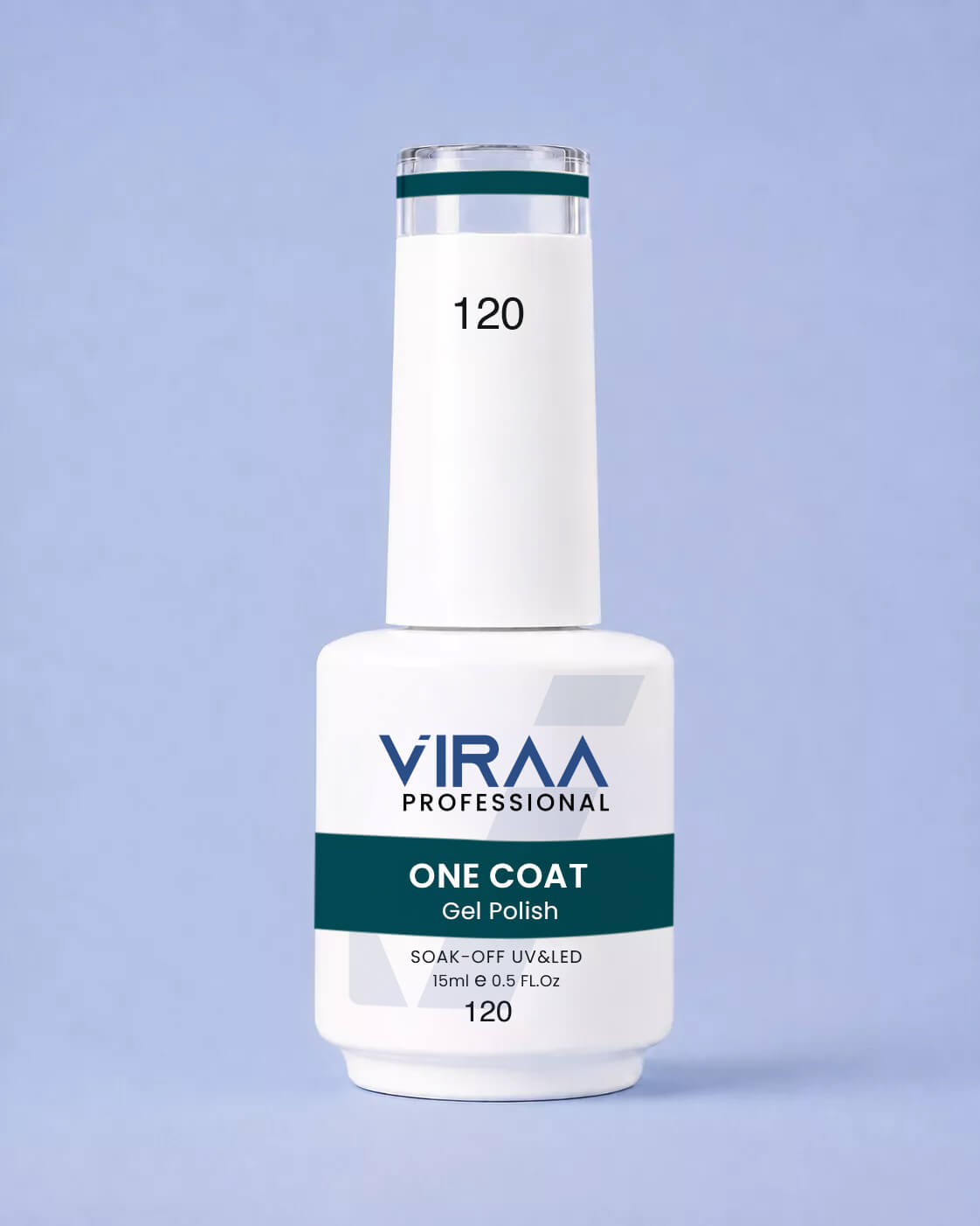 VIRAA Professional 128 Color One Coat Gel Polish 15ml in shade 120