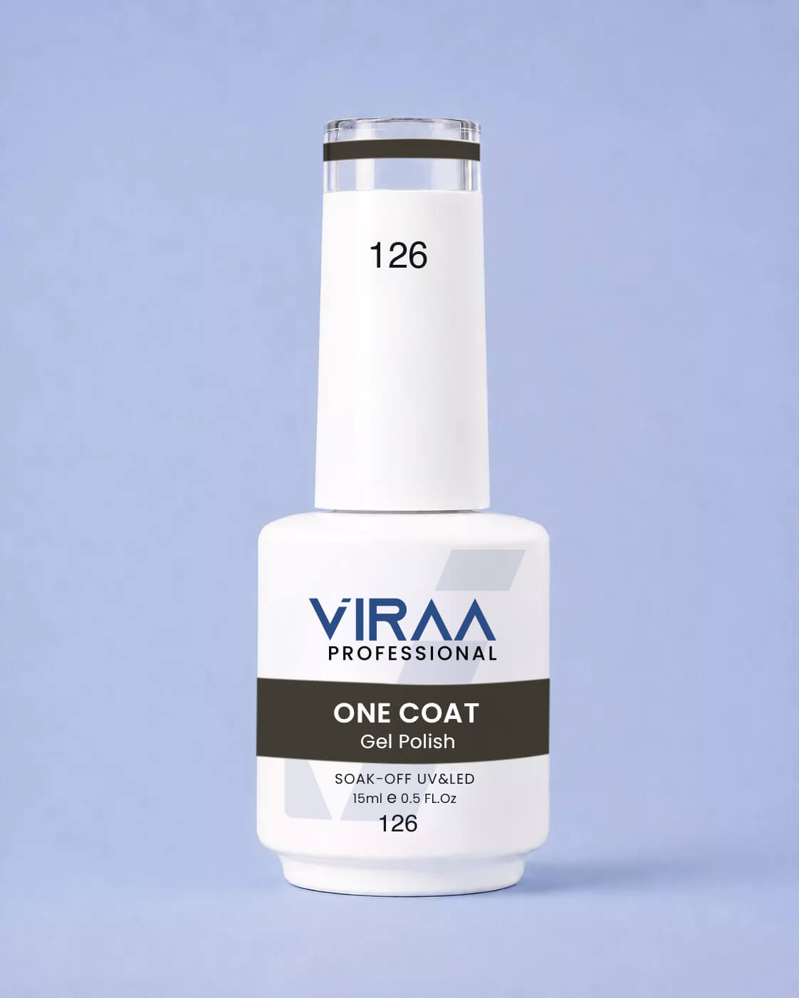 VIRAA Professional 128 Color One Coat Gel Polish 15ml in shade 126