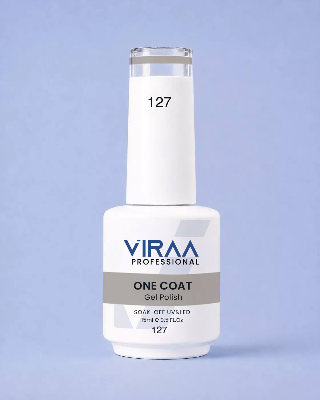 VIRAA Professional 128 Color One Coat Gel Polish 15ml in shade 127