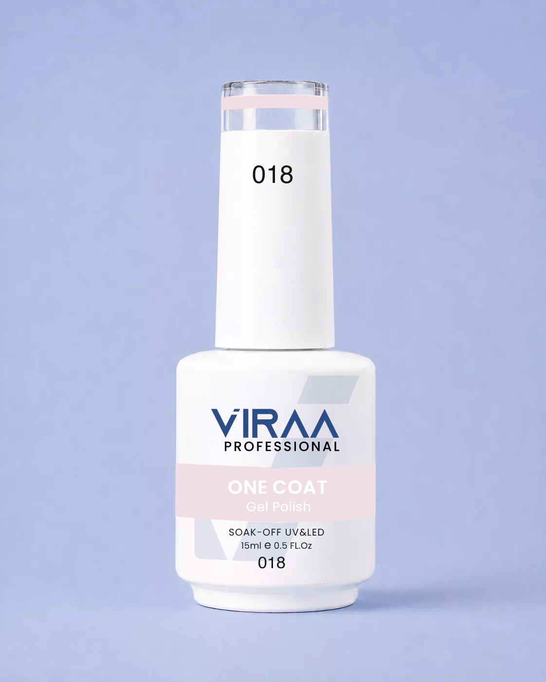 VIRAA Professional 128 Color One Coat Gel Polish 15ml in shade 18