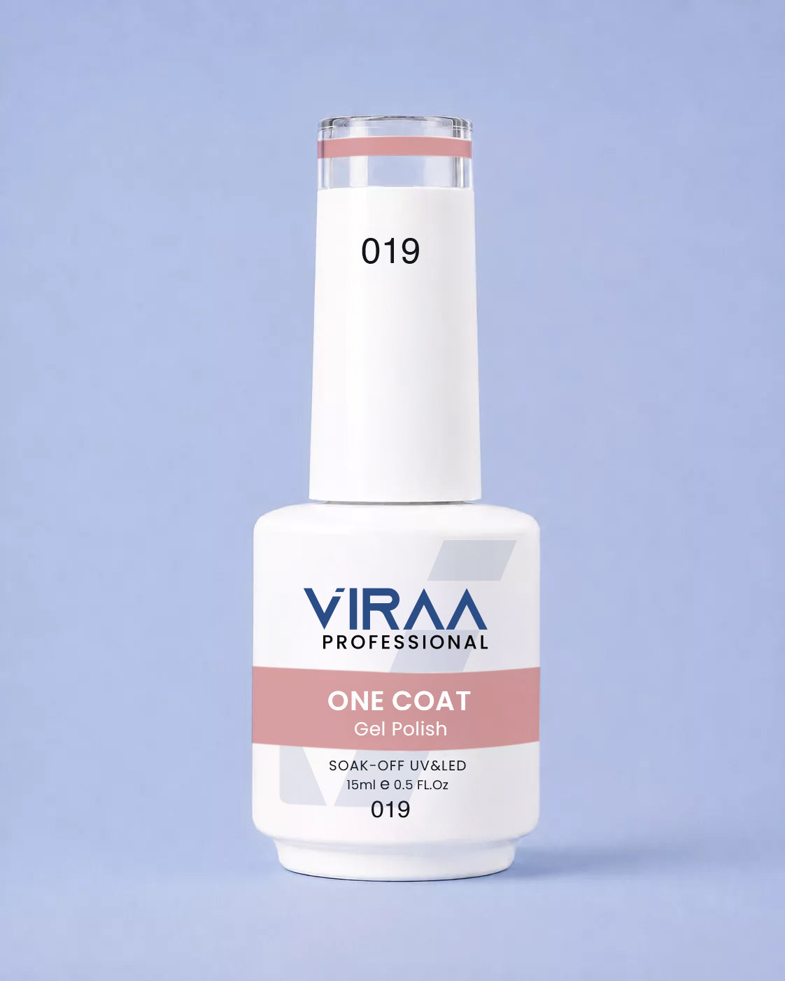 VIRAA Professional 128 Color One Coat Gel Polish 15ml in shade 19