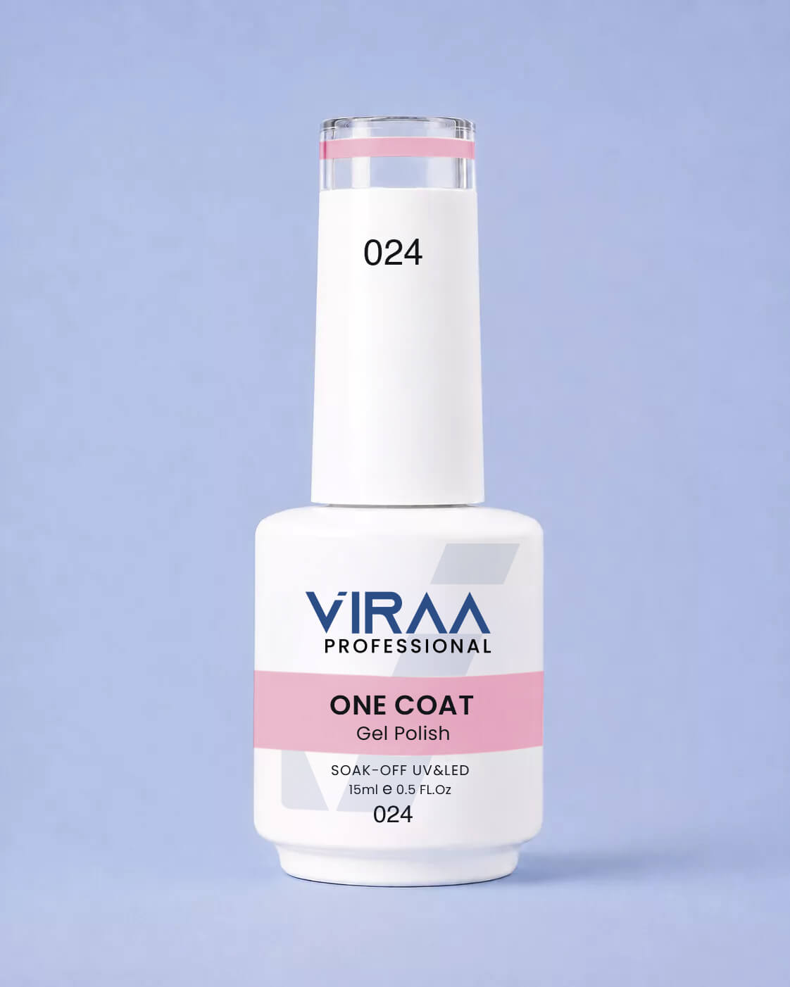VIRAA Professional 128 Color One Coat Gel Polish 15ml in shade 24
