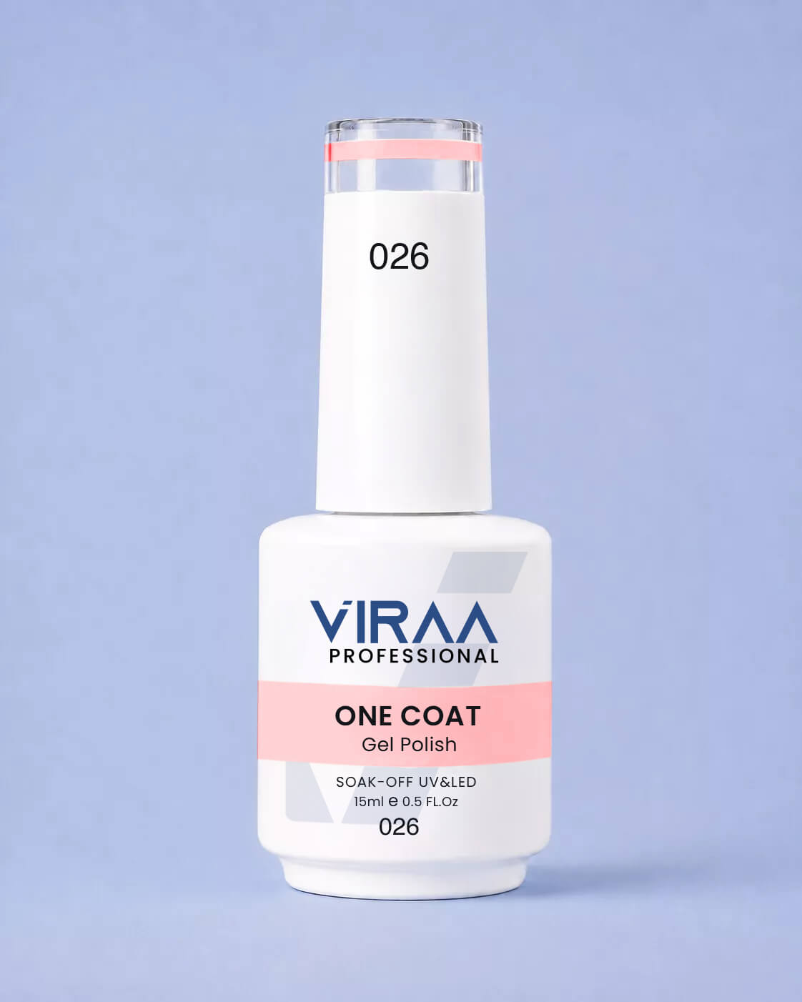 VIRAA Professional 128 Color One Coat Gel Polish 15ml in shade 26