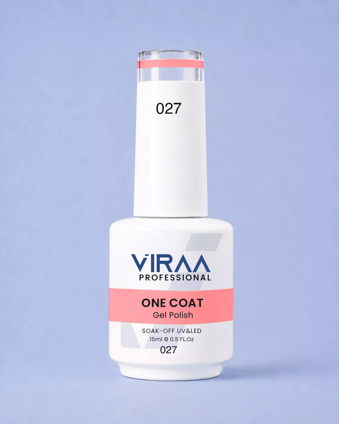 VIRAA Professional 128 Color One Coat Gel Polish 15ml in shade 27