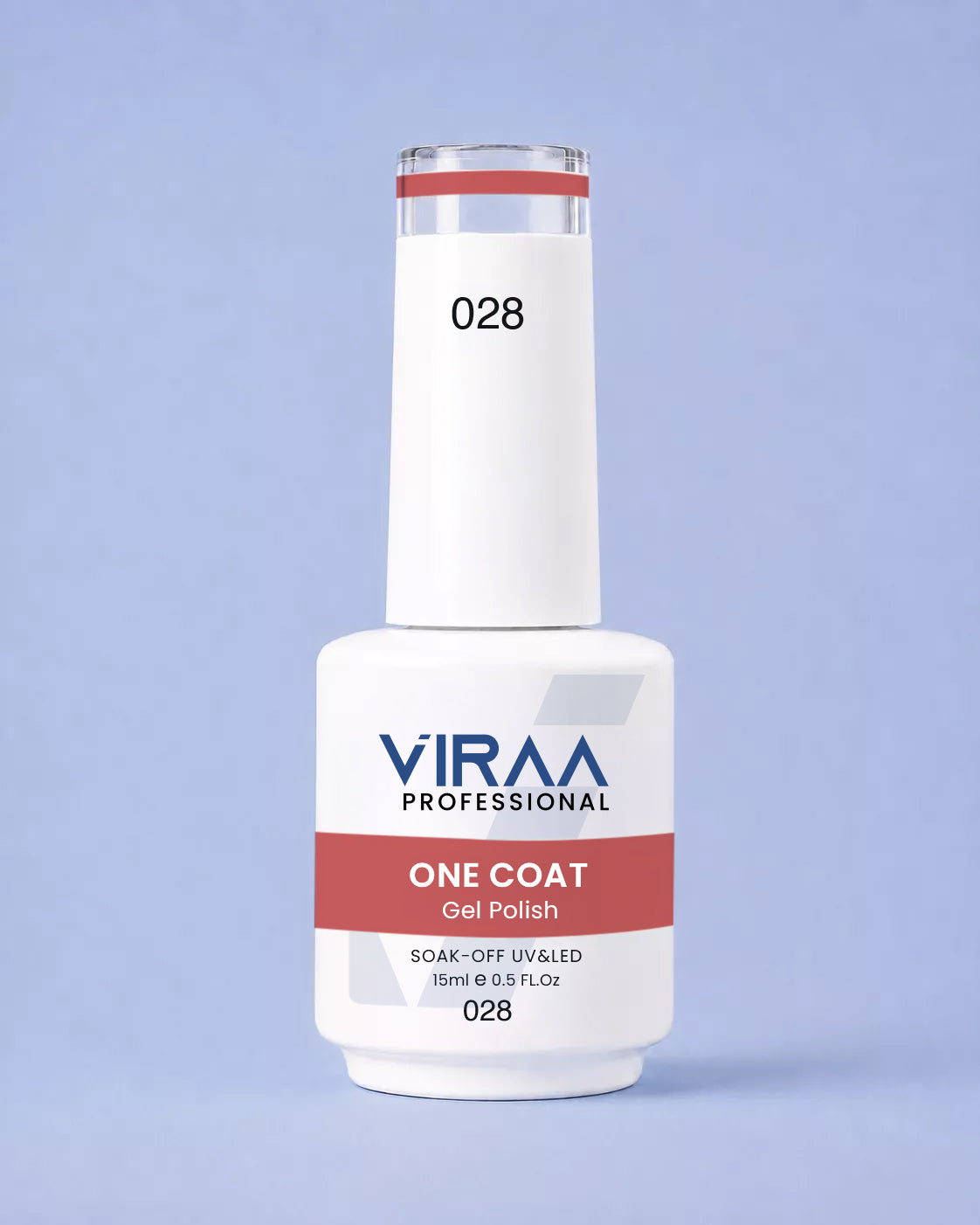 VIRAA Professional 128 Color One Coat Gel Polish 15ml in shade 28