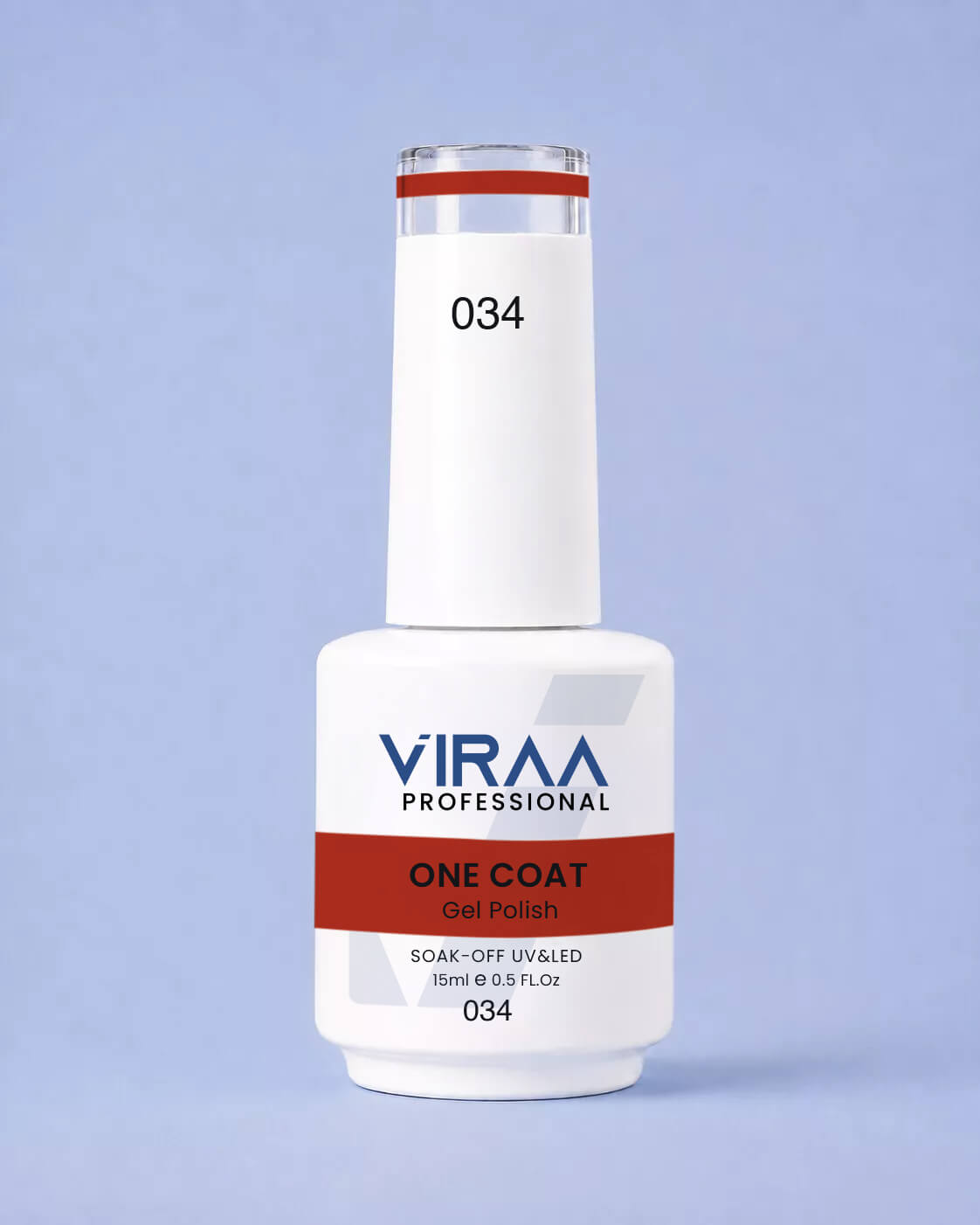 VIRAA Professional 128 Color One Coat Gel Polish 15ml in shade 34