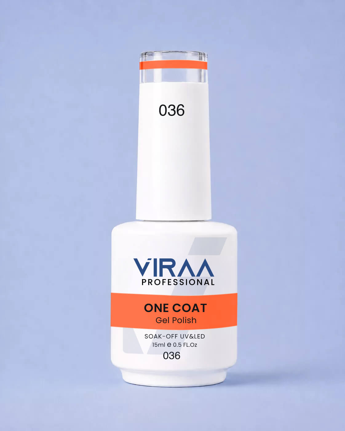 VIRAA Professional 128 Color One Coat Gel Polish 15ml in shade 36