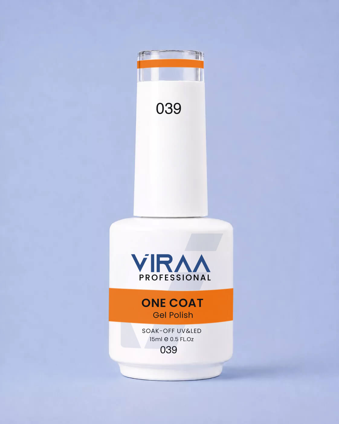 VIRAA Professional 128 Color One Coat Gel Polish 15ml in shade 39
