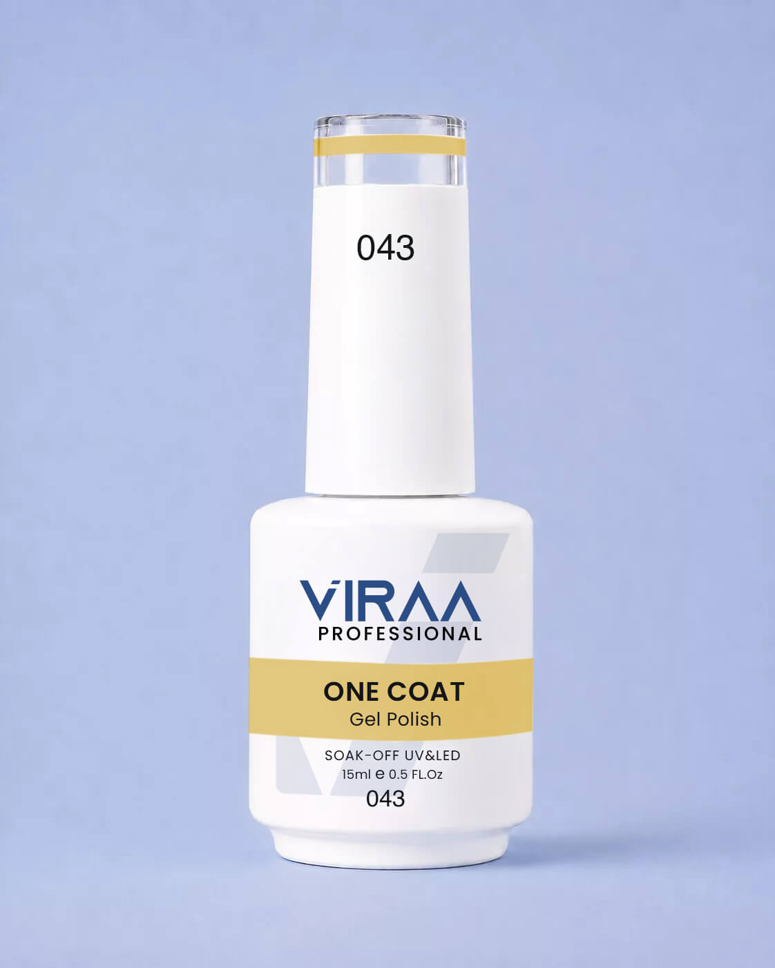 VIRAA Professional 128 Color One Coat Gel Polish 15ml in shade 43