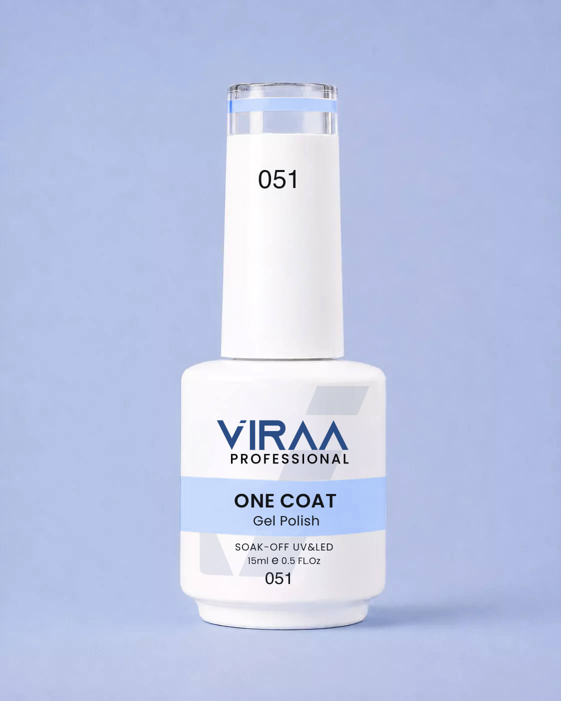 VIRAA Professional 128 Color One Coat Gel Polish 15ml in shade 51