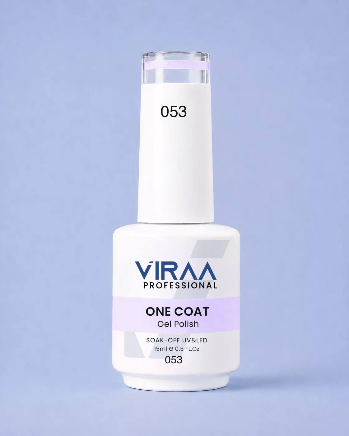 VIRAA Professional 128 Color One Coat Gel Polish 15ml in shade 53