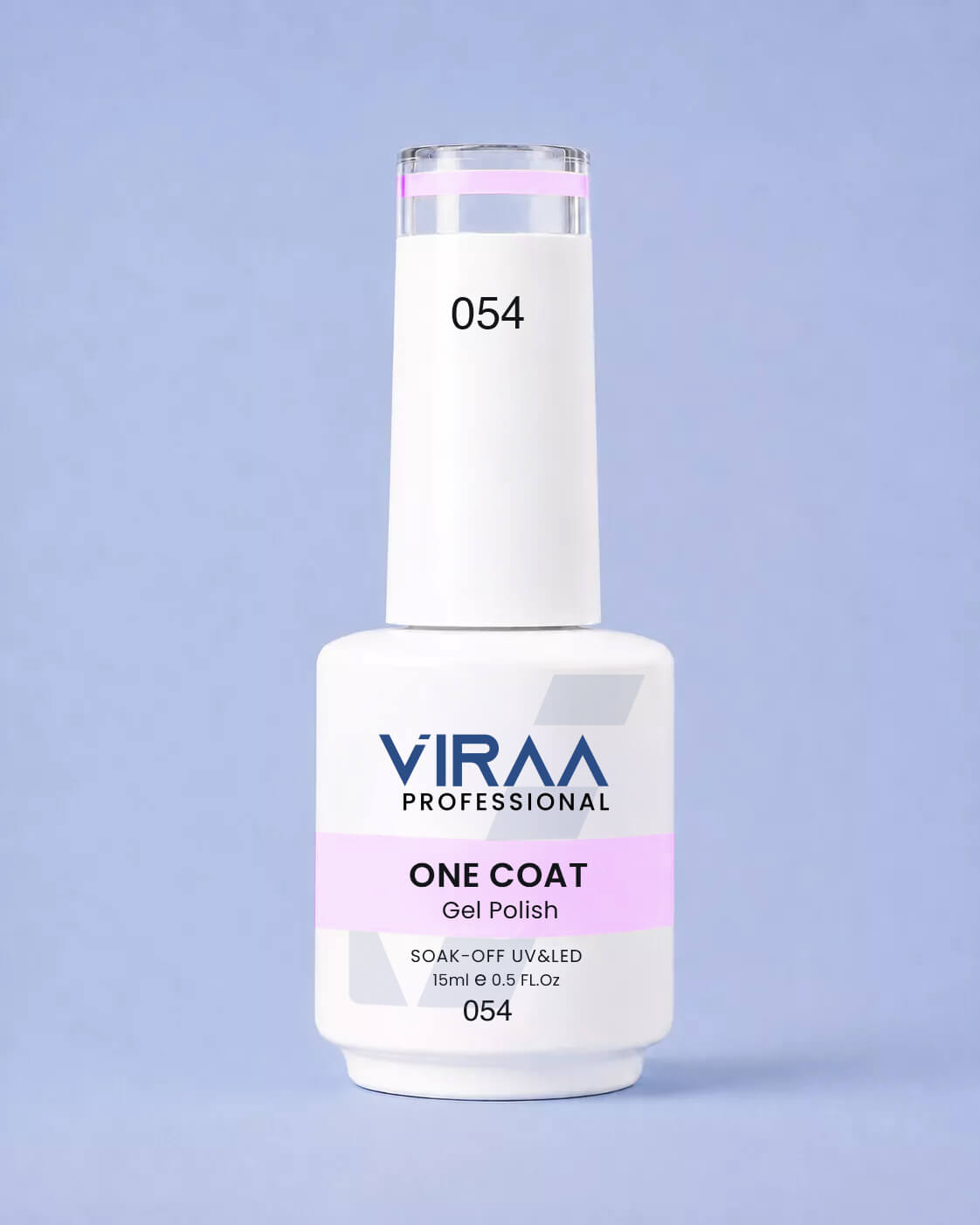 VIRAA Professional 128 Color One Coat Gel Polish 15ml in shade 54