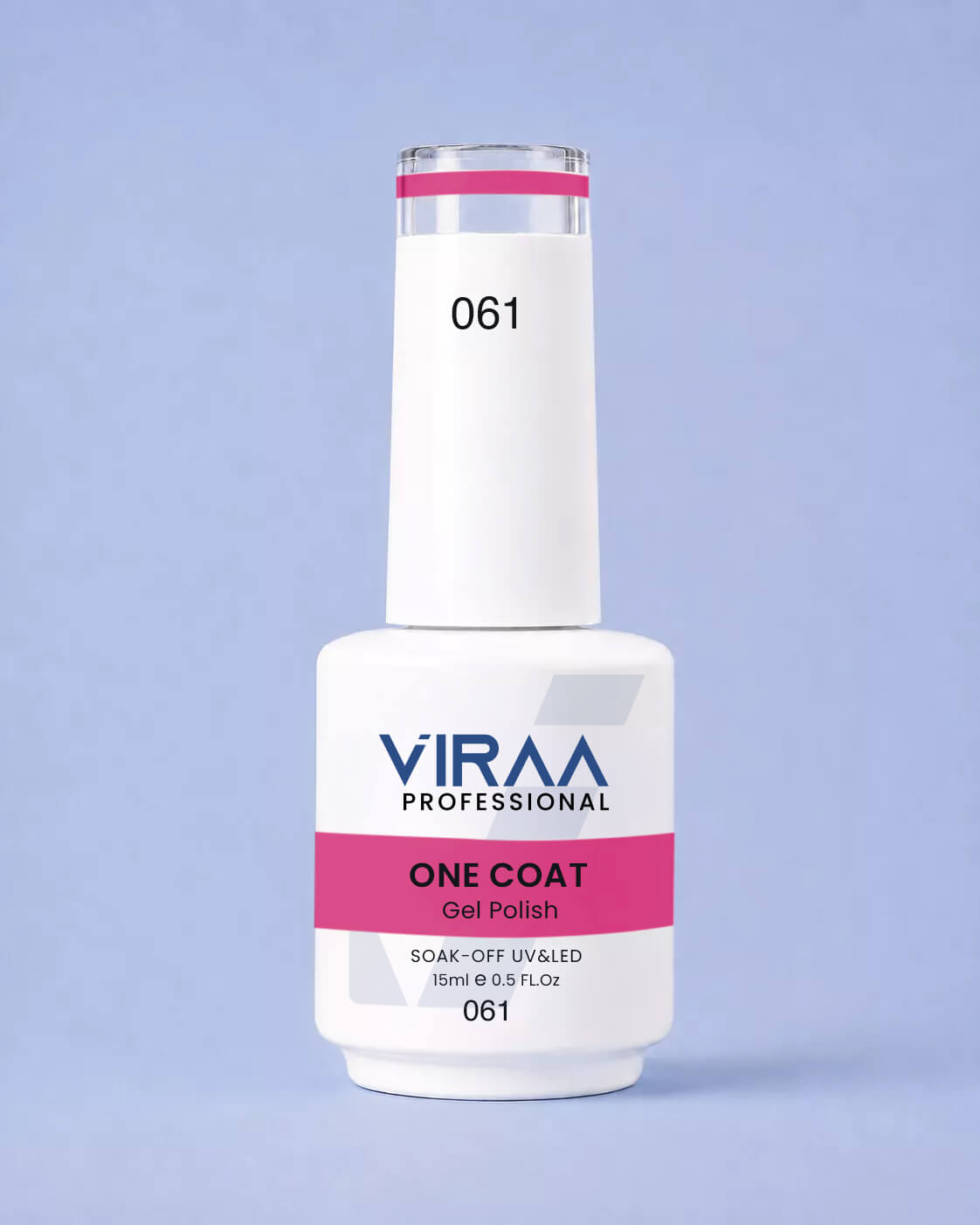 VIRAA Professional 128 Color One Coat Gel Polish 15ml in shade 61