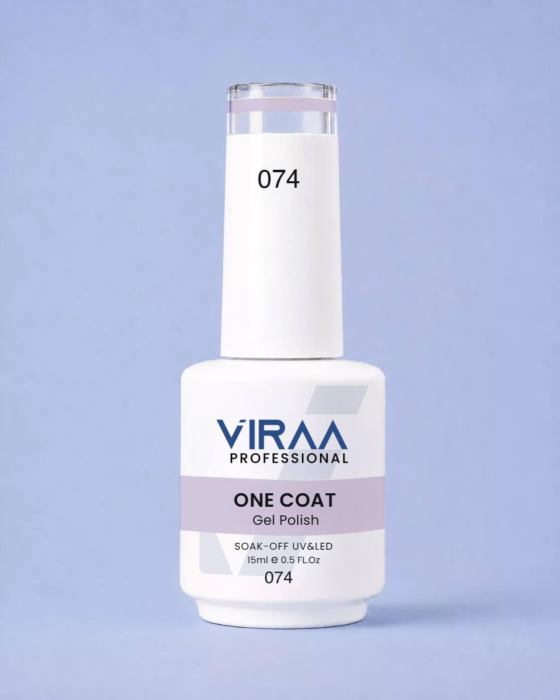 VIRAA Professional 128 Color One Coat Gel Polish 15ml in shade 74