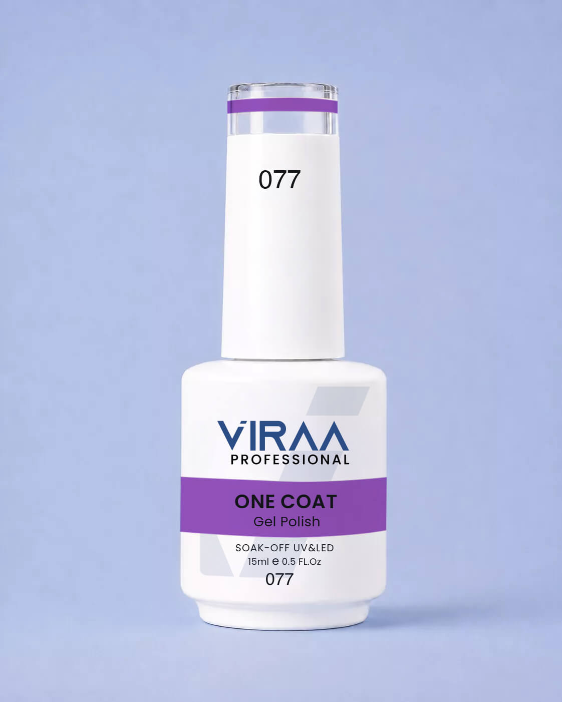VIRAA Professional 128 Color One Coat Gel Polish 15ml in shade 77