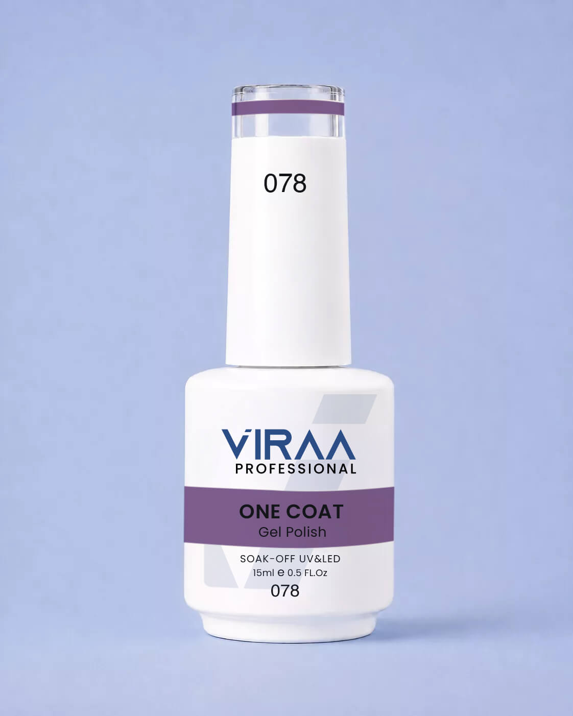 VIRAA Professional 128 Color One Coat Gel Polish 15ml in shade 78