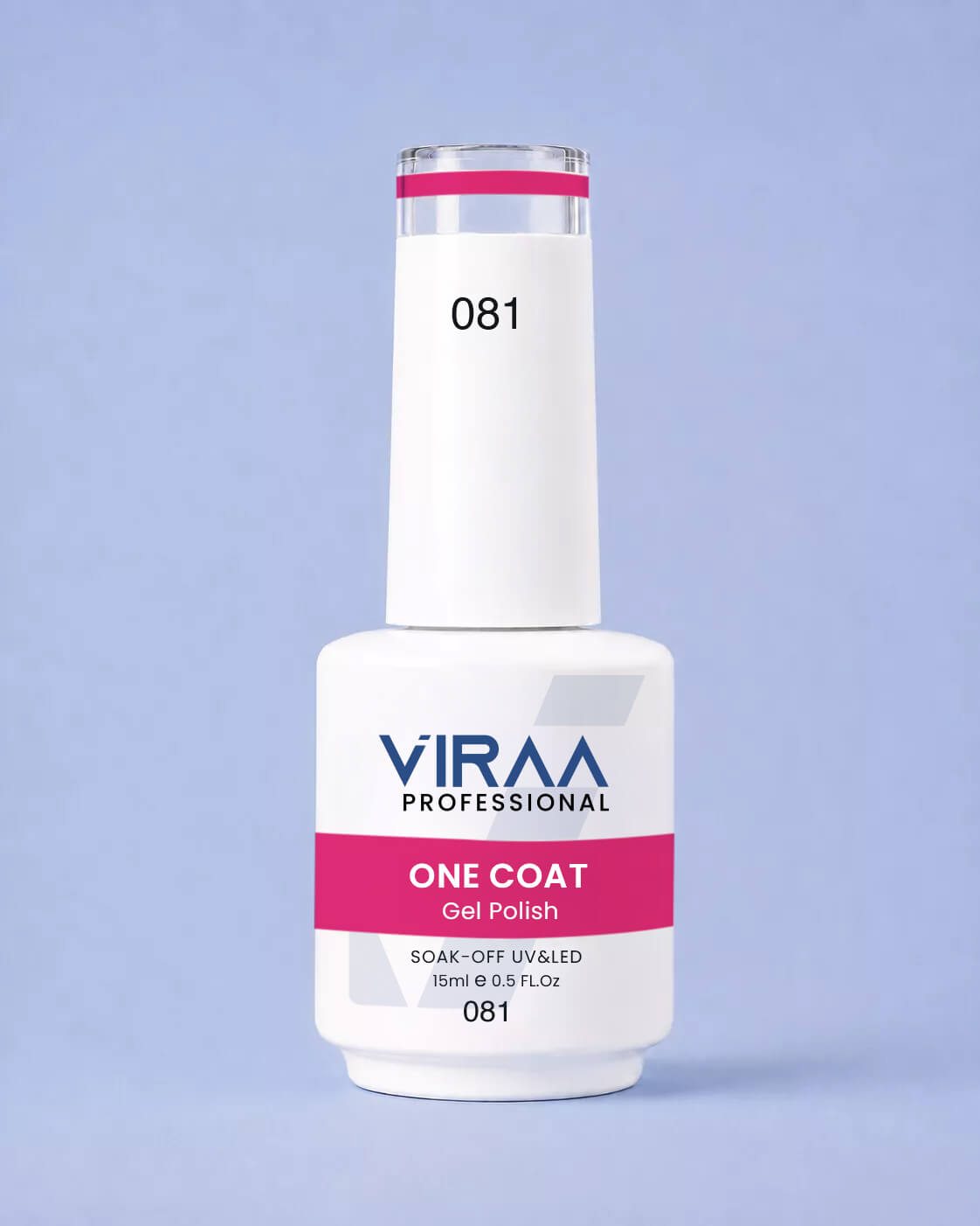 VIRAA Professional 128 Color One Coat Gel Polish 15ml in shade 81
