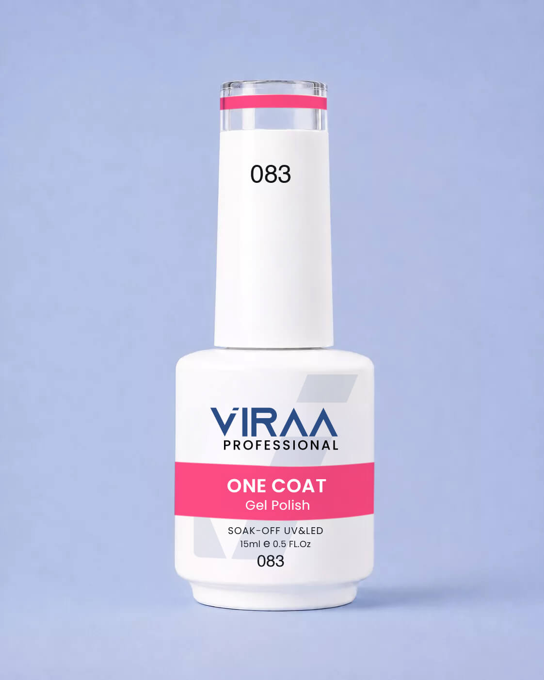 VIRAA Professional 128 Color One Coat Gel Polish 15ml in shade 83
