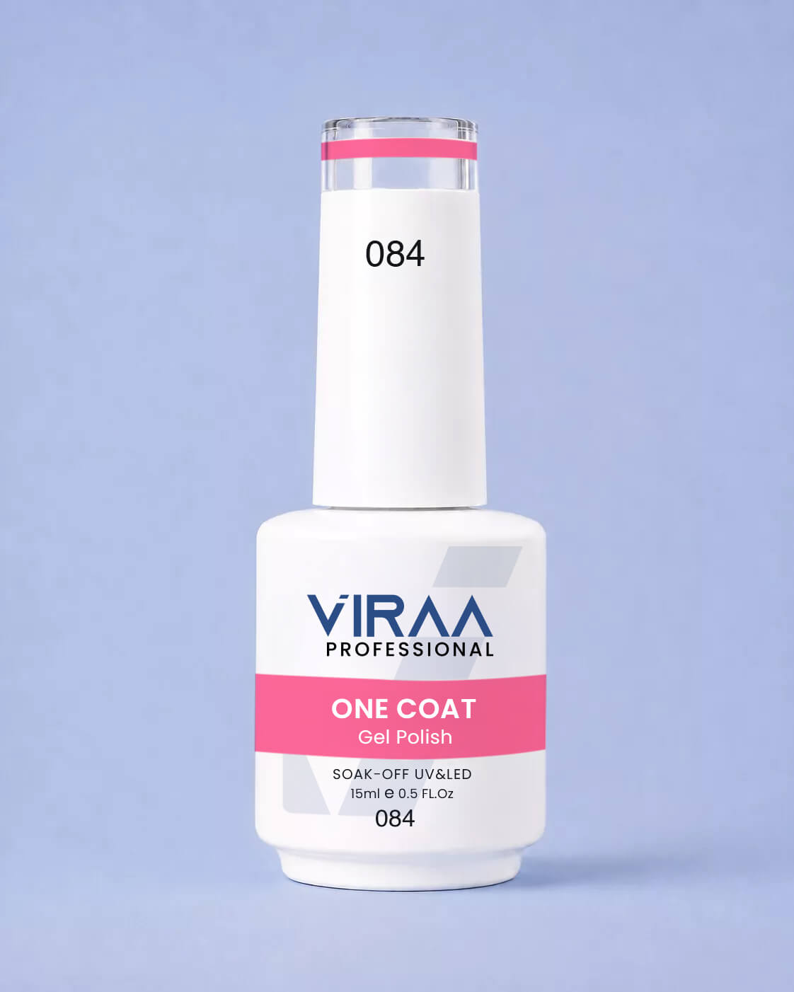 VIRAA Professional 128 Color One Coat Gel Polish 15ml in shade 84