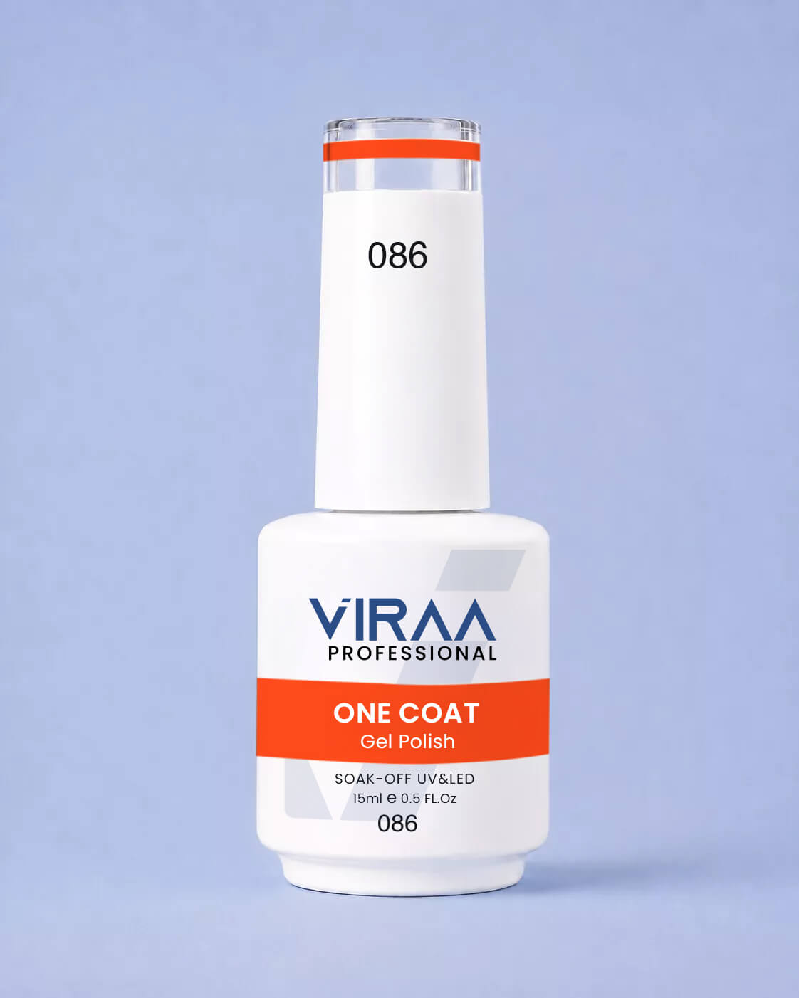 VIRAA Professional 128 Color One Coat Gel Polish 15ml in shade 86