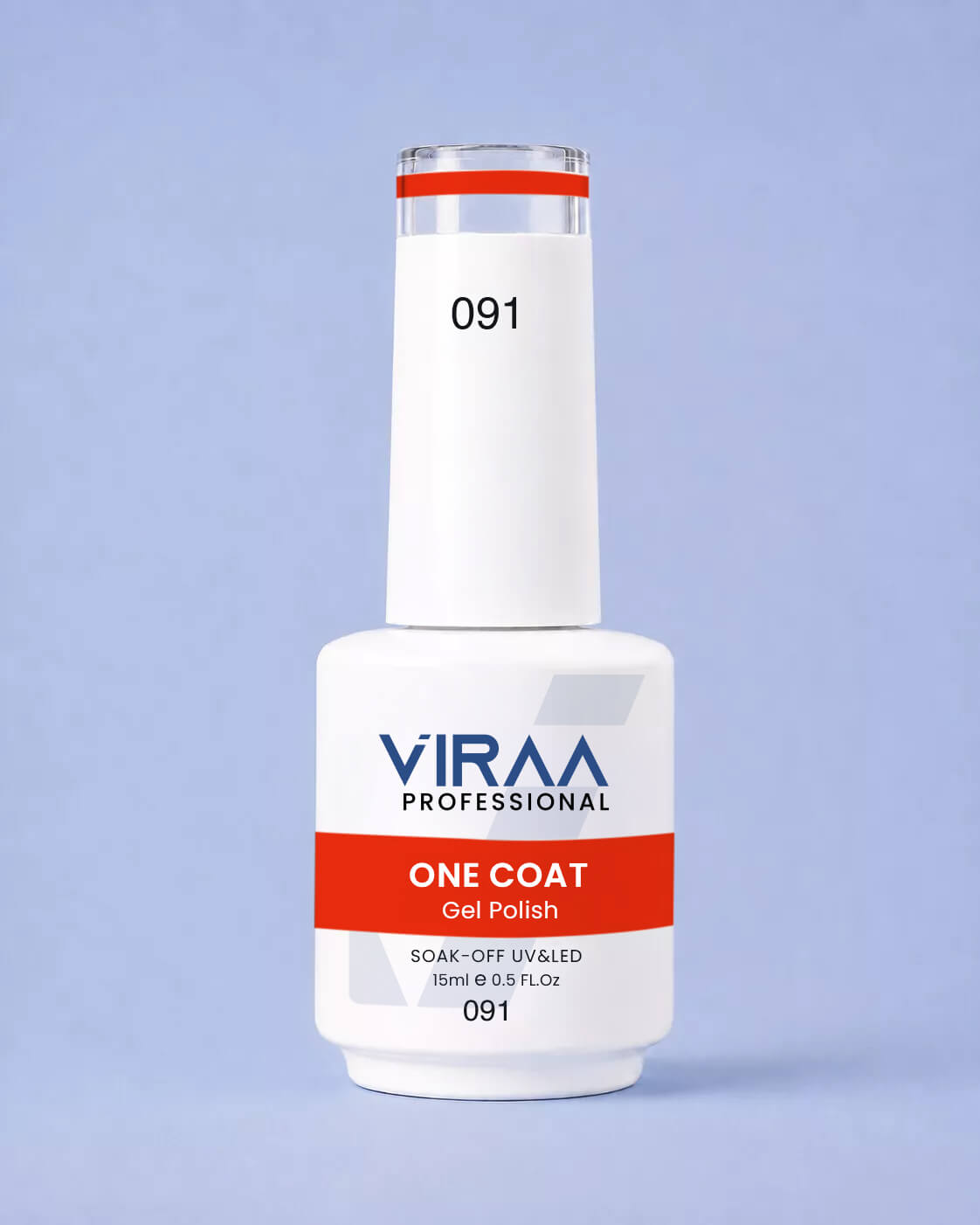 VIRAA Professional 128 Color One Coat Gel Polish 15ml in shade 91