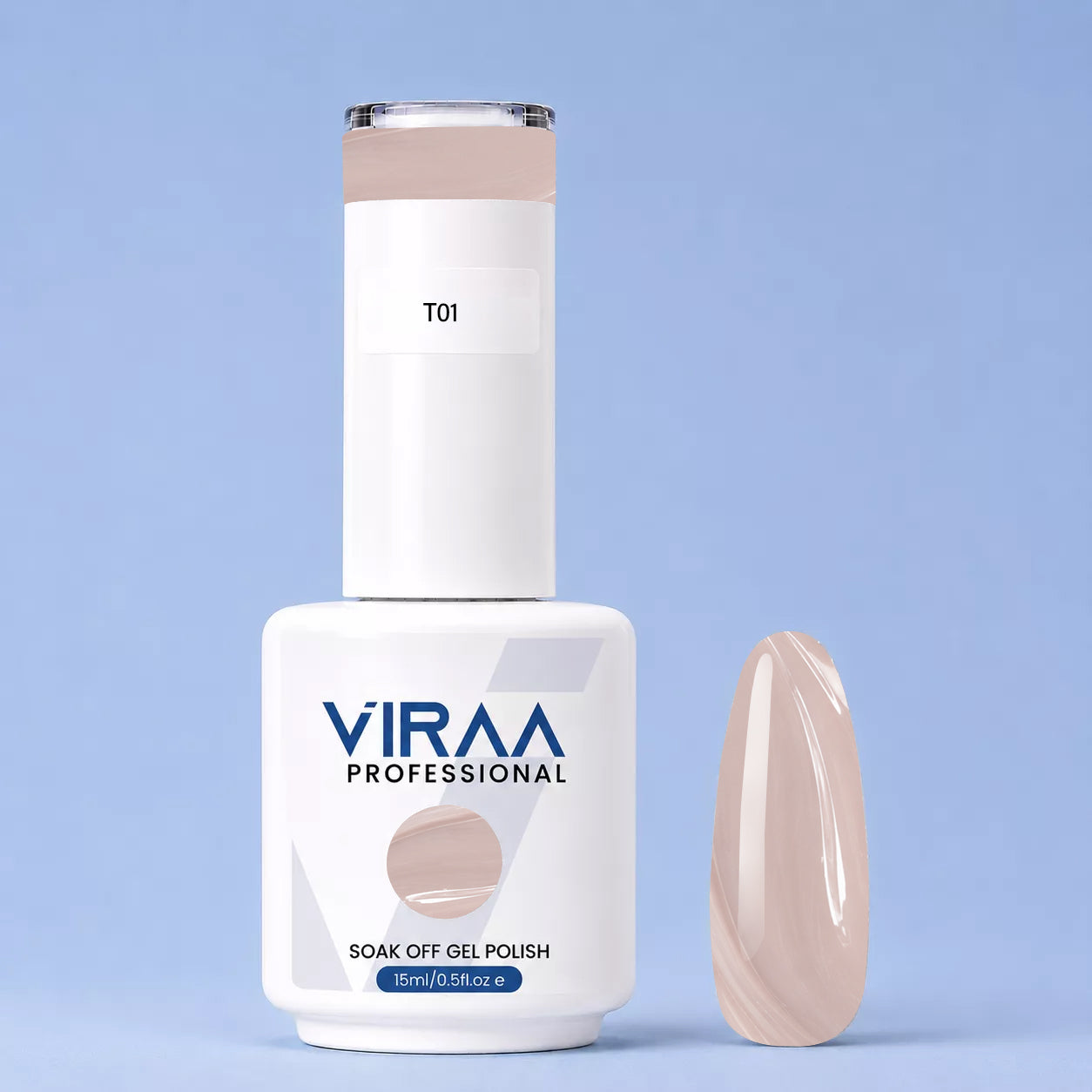VIRAA Professional Translucent Gel Polish 15ml in T01