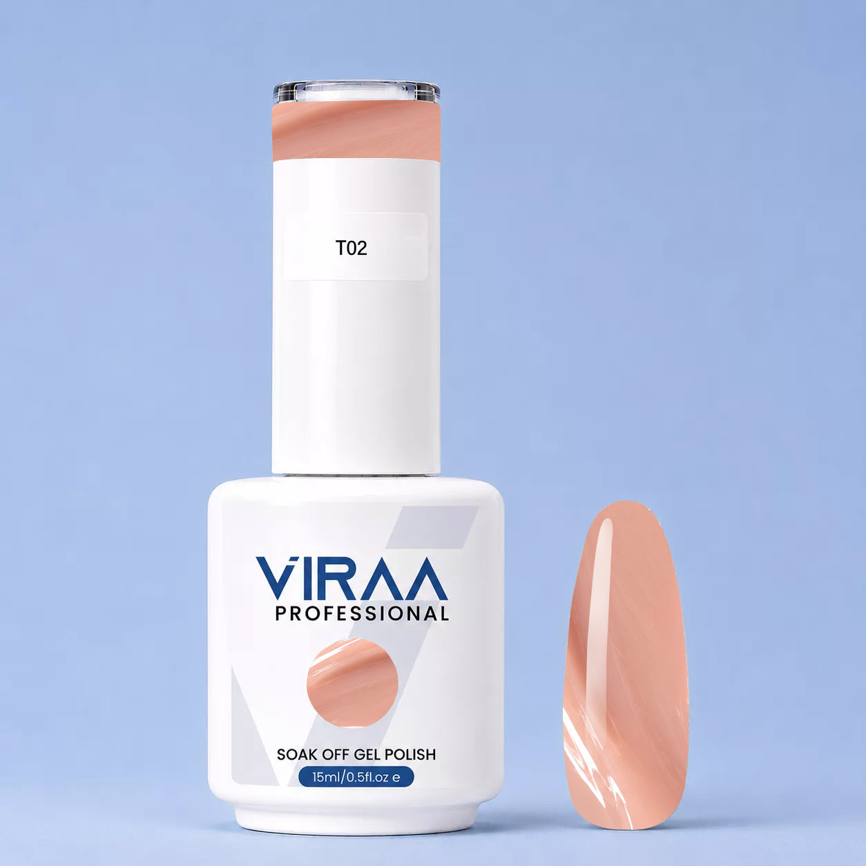 VIRAA Professional Translucent Gel Polish 15ml in T02