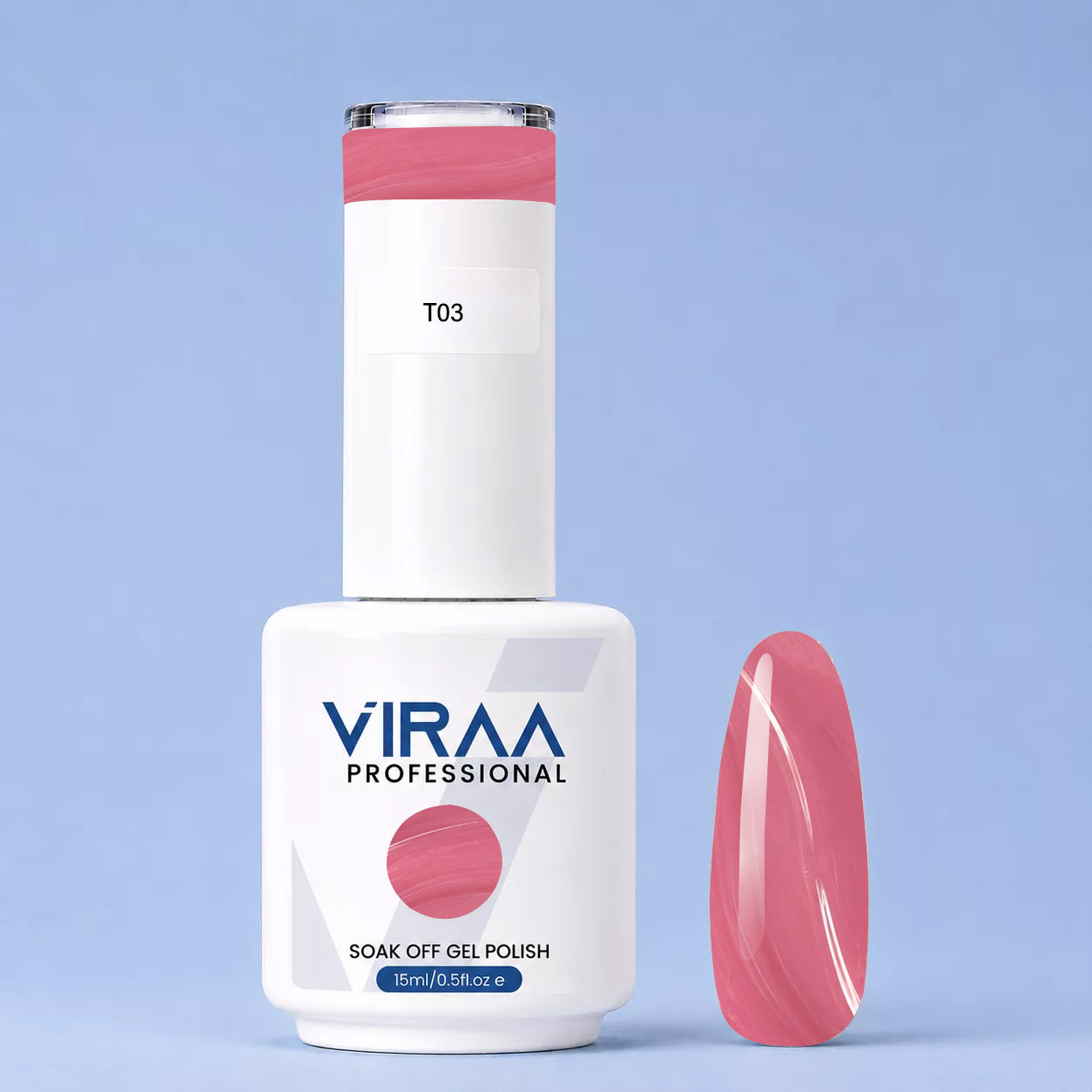 VIRAA Professional Translucent Gel Polish 15ml in T03